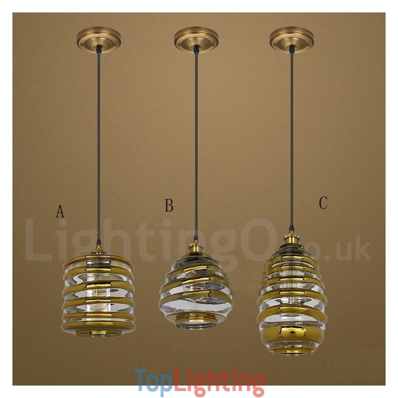 European Glass Pendant Light Cafe Lounge Pendant Lamp