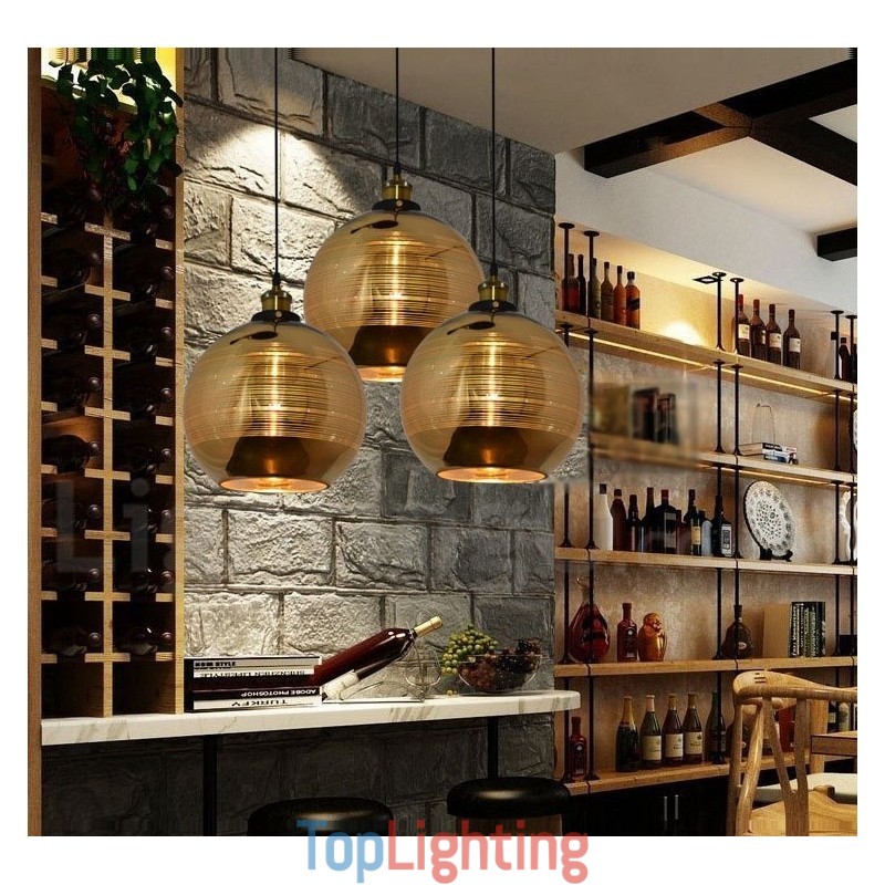 European Glass Pendant Light Cafe Pendant Lamp