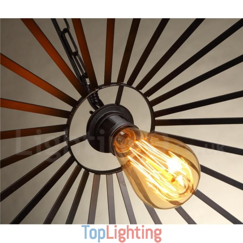 1 Light Rustic Lodge Pendant Light Cafe Hemp Rope Pendant Lamp