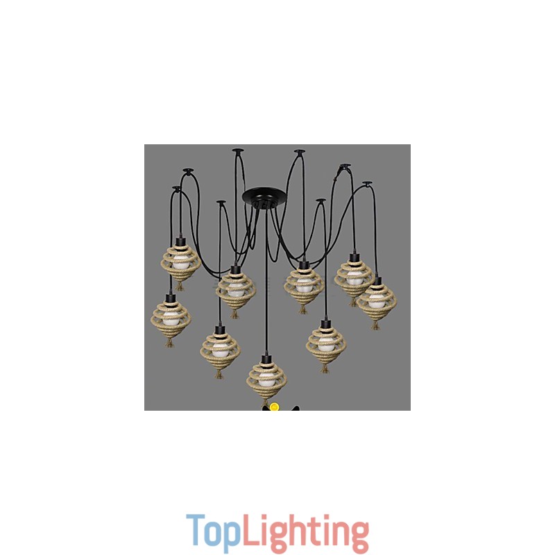 The Nordic Country Retro Honeycomb Chandelier Chandelier lamp The Heavenly Maids Scatter Blossoms.