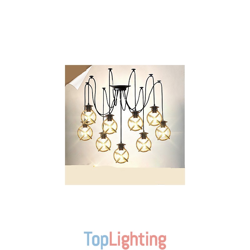 Rope lamp Chandelier Clothing long Creative The Heavenly Maids Scatter Blossoms. Spider lamp