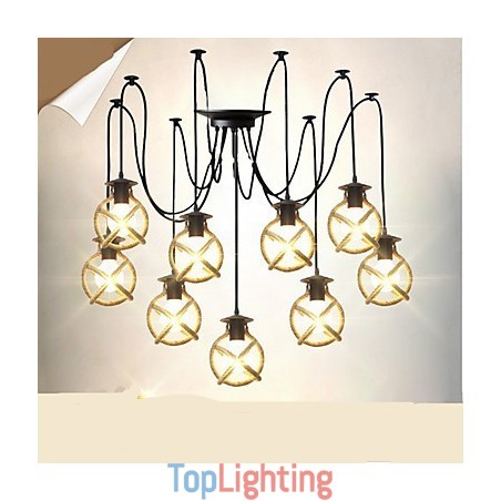 Rope lamp Chandelier Clothing long Creative The Heavenly Maids Scatter Blossoms. Spider lamp Rope lamp Chandelier Clothing long Creative The Heavenly Maids Scatter Blossoms. Spider lamp