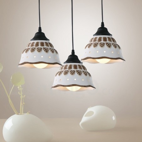 1 Light Modern Contemporary Pendant Light with Ceramic Shade 1 Light Modern Contemporary Pendant Light with Ceramic Shade