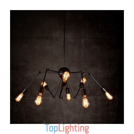 Creative 8 Light Brushed Nickel Chandelier Creative 8 Light Brushed Nickel Chandelier