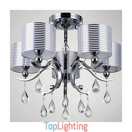 Modern K9 Crystal Chandelier 6 Lights Modern K9 Crystal Chandelier 6 Lights