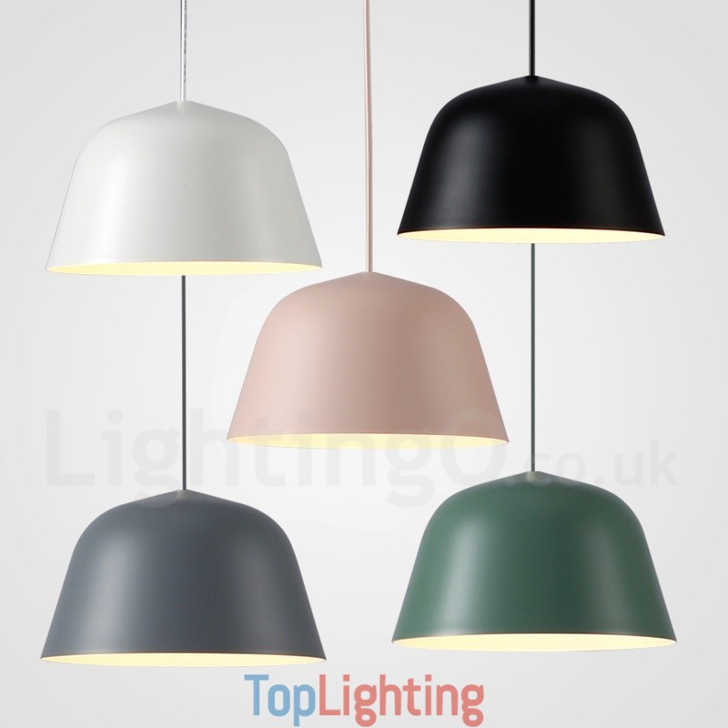 1 Light Modern Contemporary Steel Pendant Light with Aluminum alloy Shade