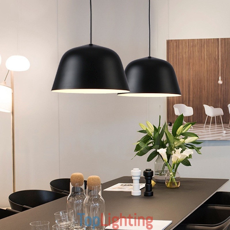 1 Light Modern Contemporary Steel Pendant Light with Aluminum alloy Shade