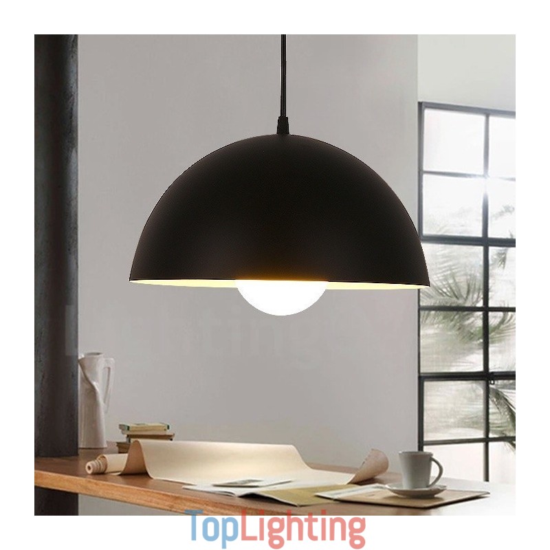 1 Light Modern Contemporary Steel Pendant Light with Aluminum alloy Shade