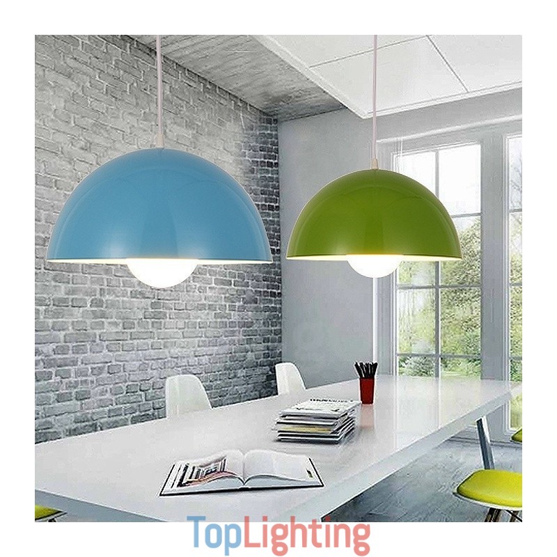 1 Light Modern Contemporary Steel Pendant Light with Aluminum alloy Shade