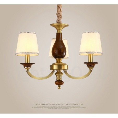 3 Light Retro Rustic Luxury Brass Pendant Lamp Chandelier with Glass Shade 3 Light Retro Rustic Luxury Brass Pendant Lamp Chandelier with Glass Shade