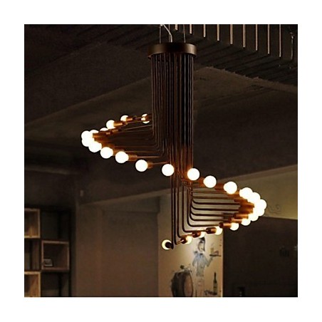 Country Painting Metal Chandelier Country Painting Metal Chandelier