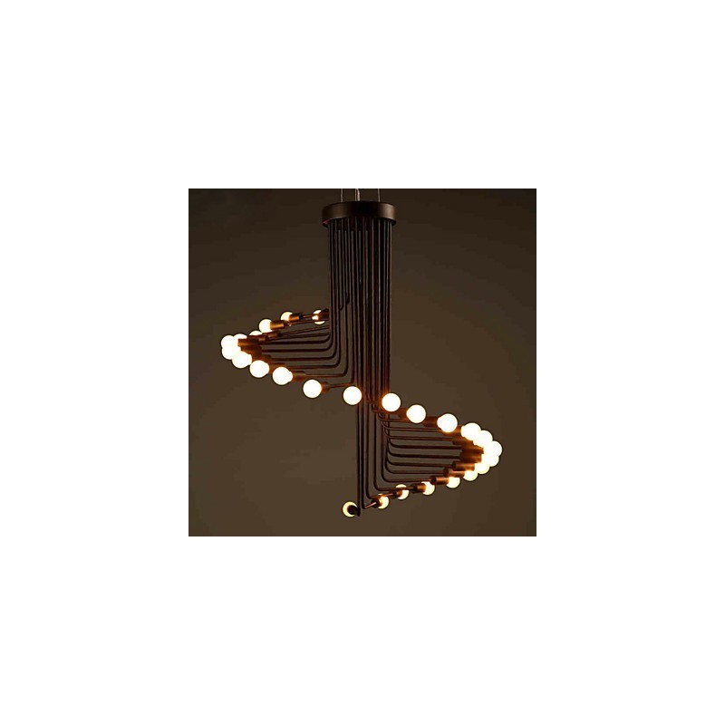 Country Painting Metal Chandelier