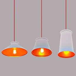 Chandelier Mini Style Modern Contemporary Metal 3 Light Pendant Light