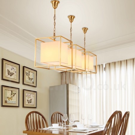 1 Light Retro Rustic Luxury Brass Pendant Lamp Chandelier with Fabric Shade 1 Light Retro Rustic Luxury Brass Pendant Lamp Chandelier with Fabric Shade