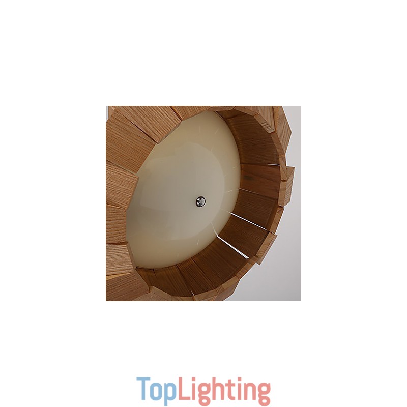 Chandelier Country Wood Bamboo