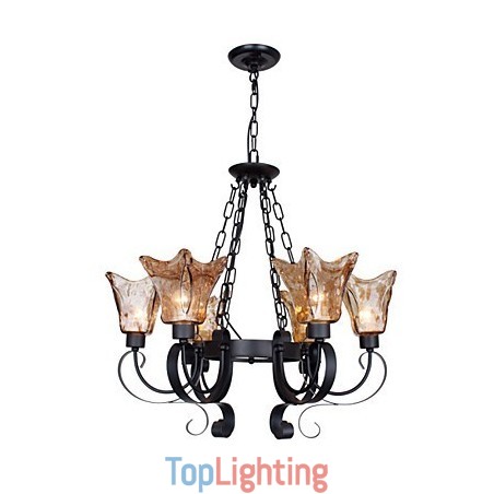 Chandelier 6 Lights Glass Traditional Classic Vintage Chandelier 6 Lights Glass Traditional Classic Vintage