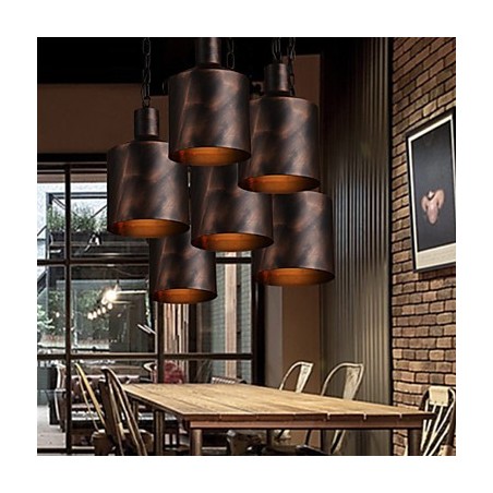 Chandelier Rustic Lodge Drum Metal Pendant Light Chandelier Rustic Lodge Drum Metal Pendant Light