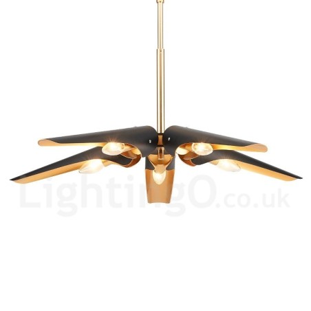 5 Light Retro Rustic Luxury Aluminum alloy Pendant Lamp Chandelier with Aluminum alloy Shade 5 Light Retro Rustic Luxury Aluminum alloy Pendant Lamp Chandelier with Aluminum alloy Shade
