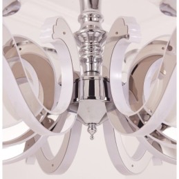 6 Light Modern Contemporary Luxury Pendant Lamp Chandelier with Glass Shade