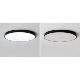 Ultra Thin Dimmable Modern Contemporary Nordic Style Flush Mount Ceiling Lights with Acrylic Shade with Remote Control Also Can Be Used As Wall Light