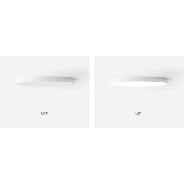 Ultra Thin Dimmable Modern Contemporary Nordic Style Flush Mount Ceiling Lights with Acrylic Shade with Remote Control Also Can Be Used As Wall Light