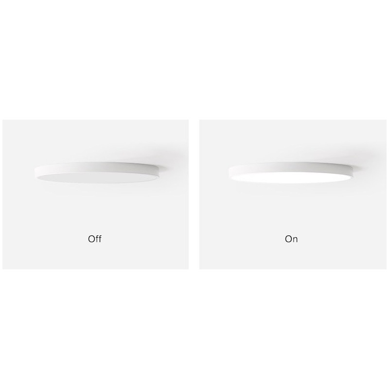 Ultra Thin Dimmable Modern Contemporary Nordic Style Flush Mount Ceiling Lights with Acrylic Shade with Remote Control Also Can Be Used As Wall Light