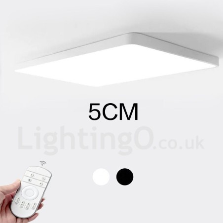 Dimmable Modern Contemporary Nordic Style Flush Mount Ceiling Lights with Acrylic Shade with Remote Control Dimmable Modern Contemporary Nordic Style Flush Mount Ceiling Lights with Acrylic Shade with Remote Control