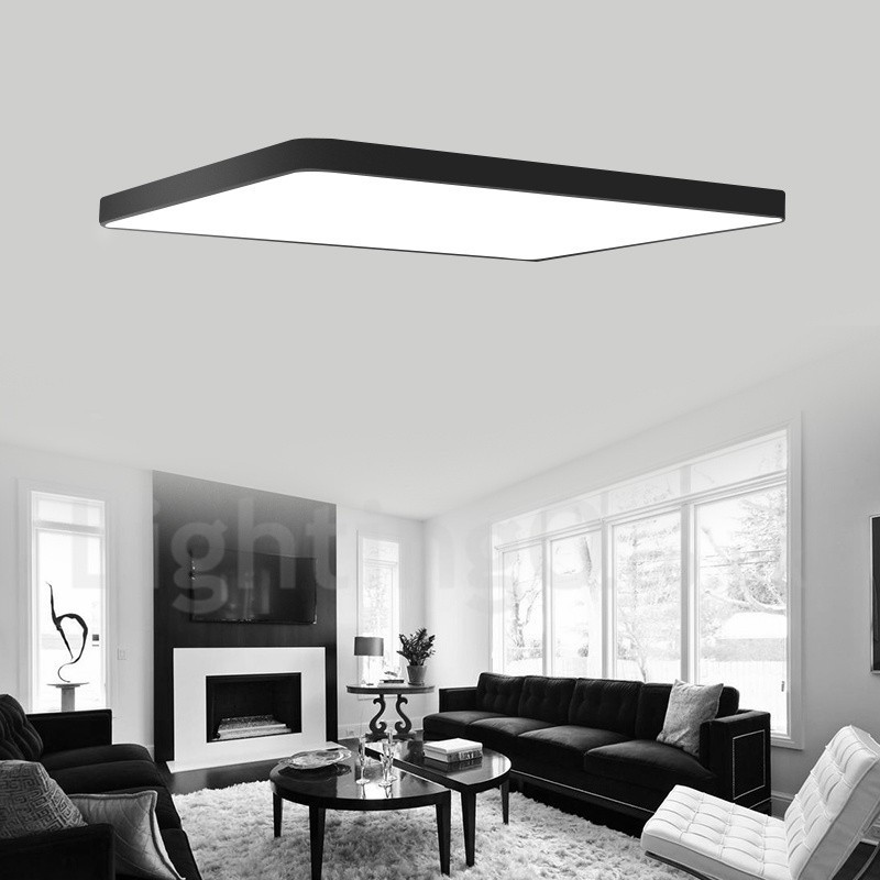 Dimmable Modern Contemporary Nordic Style Flush Mount Ceiling Lights with Acrylic Shade with Remote Control