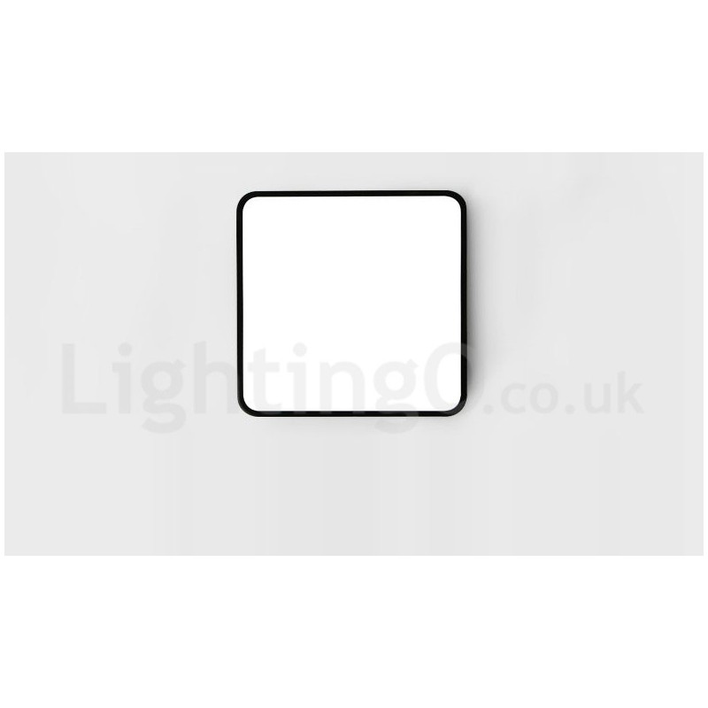 Dimmable Modern Contemporary Nordic Style Flush Mount Ceiling Lights with Acrylic Shade with Remote Control