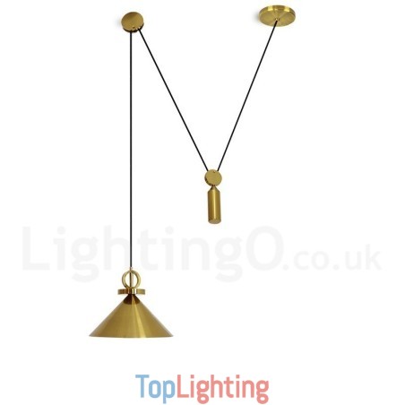 Pure Copper Modern Contemporary Nordic Style Rise and Fall Pendant Light Brass Ceiling Lamp Pure Copper Modern Contemporary Nordic Style Rise and Fall Pendant Light Brass Ceiling Lamp
