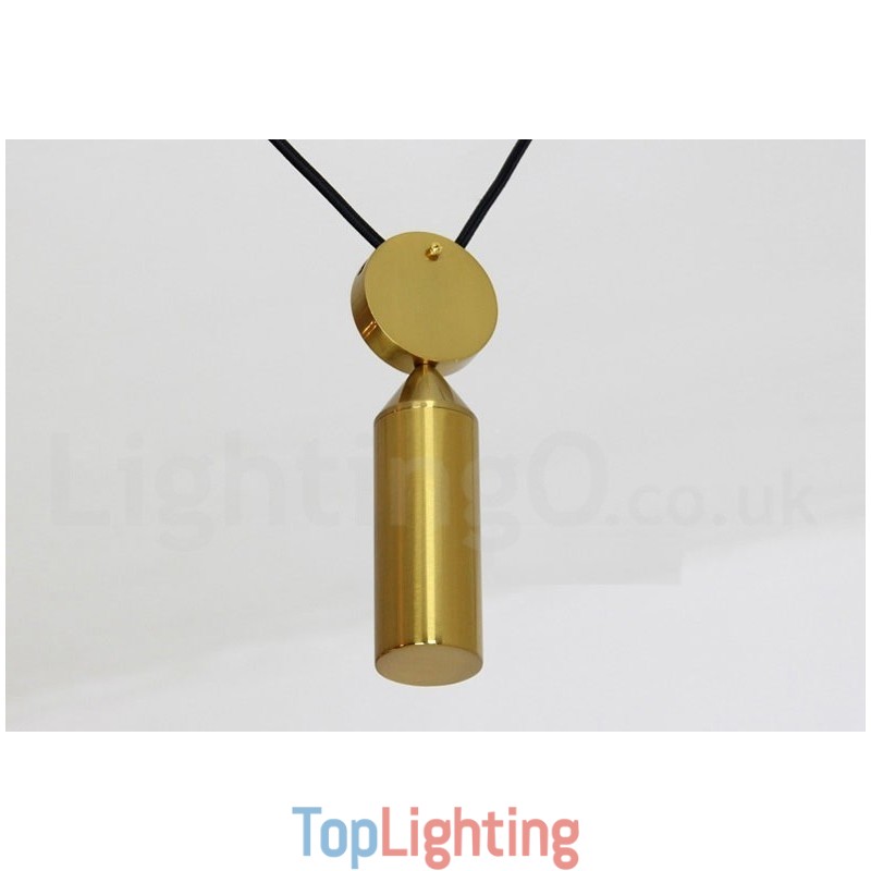 Pure Copper Modern Contemporary Nordic Style Rise and Fall Pendant Light Brass Ceiling Lamp
