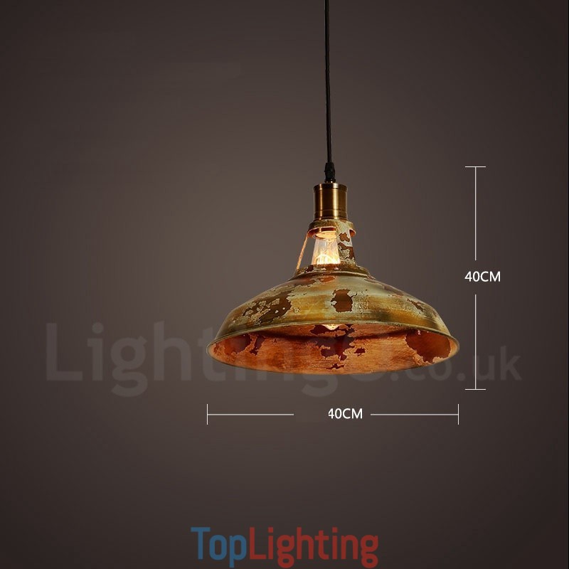 1 Light Rustic Lodge Retro Vintage Pendant Light Loft