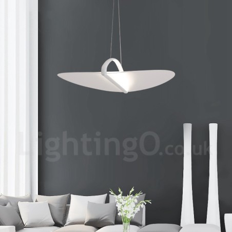 Modern Contemporary 1 Light Acrylic Pendant Light with Steel Shade Modern Contemporary 1 Light Acrylic Pendant Light with Steel Shade
