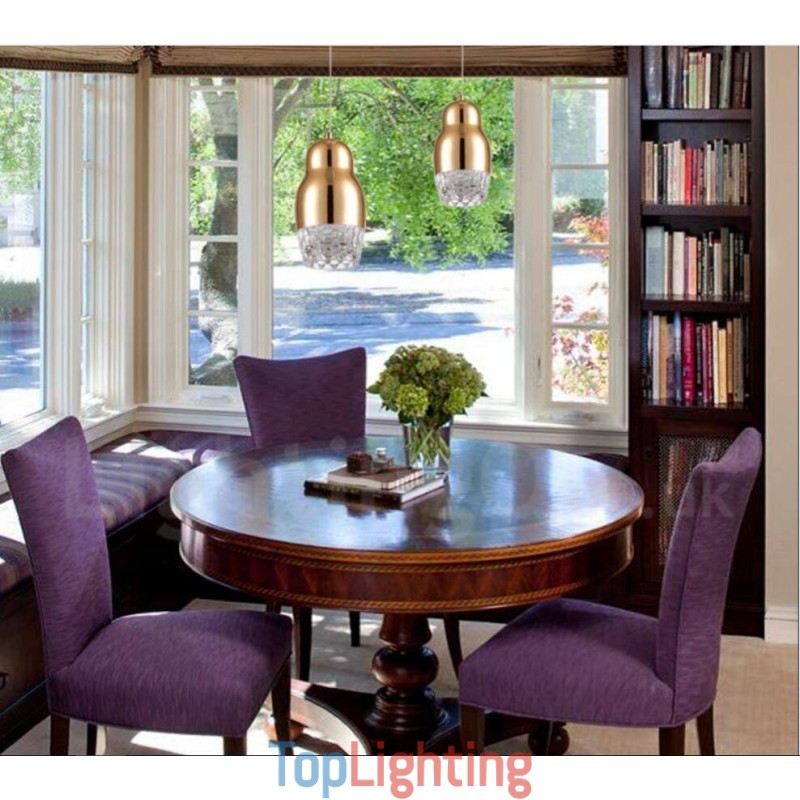 Modern Contemporary 1 Light Aluminum Alloy Pendant Light with Acrylic Shade