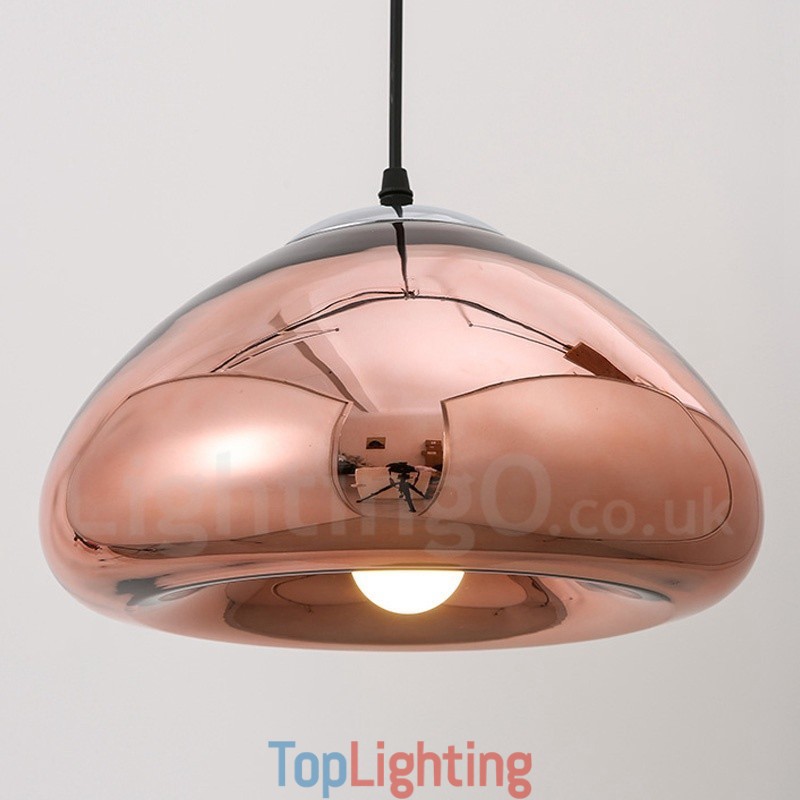 Modern Contemporary 1 Light Glass Pendant Light with Glass Shade