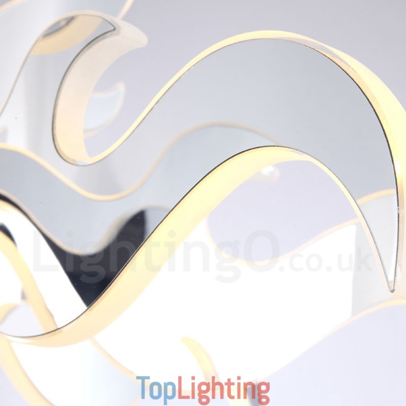 Dimmable Modern Contemporary 15 Light Steel Chandelier with Acrylic Shade