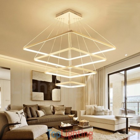 Modern Contemporary 4 Light Aluminum Alloy Pendant Light with Acrylic Shade Modern Contemporary 4 Light Aluminum Alloy Pendant Light with Acrylic Shade