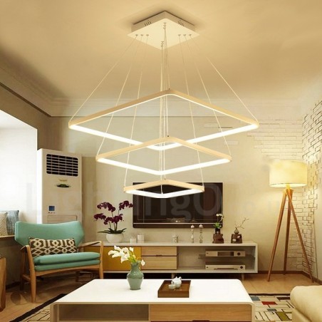Modern Contemporary 3 Light Aluminum Alloy Pendant Light with Acrylic Shade Modern Contemporary 3 Light Aluminum Alloy Pendant Light with Acrylic Shade