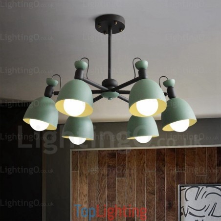 6 Light Nordic Chandelier with Aluminium Alloy Shade 6 Light Nordic Chandelier with Aluminium Alloy Shade