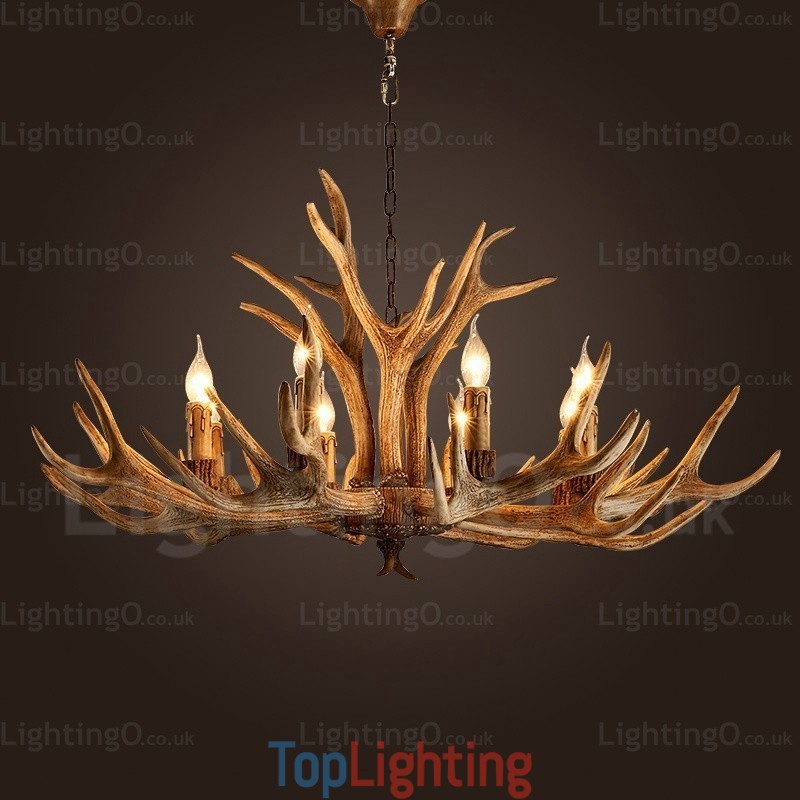 8 Light Country Rustic Nordic Modern Contemporary Chandelier