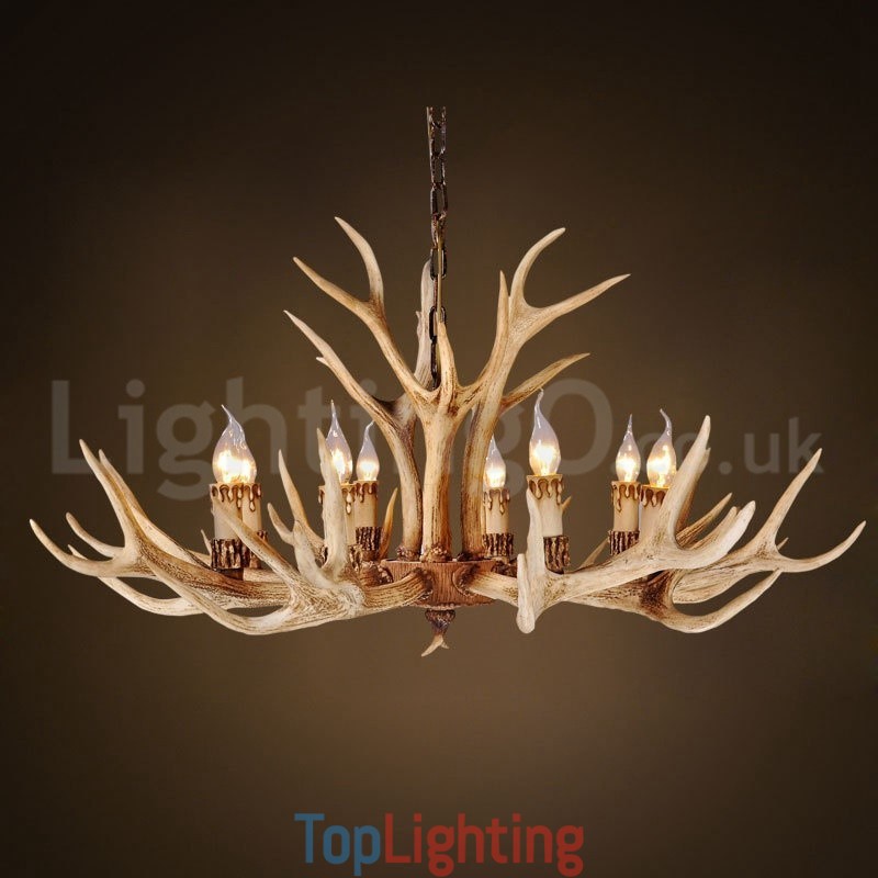 8 Light Country Rustic Nordic Modern Contemporary Chandelier