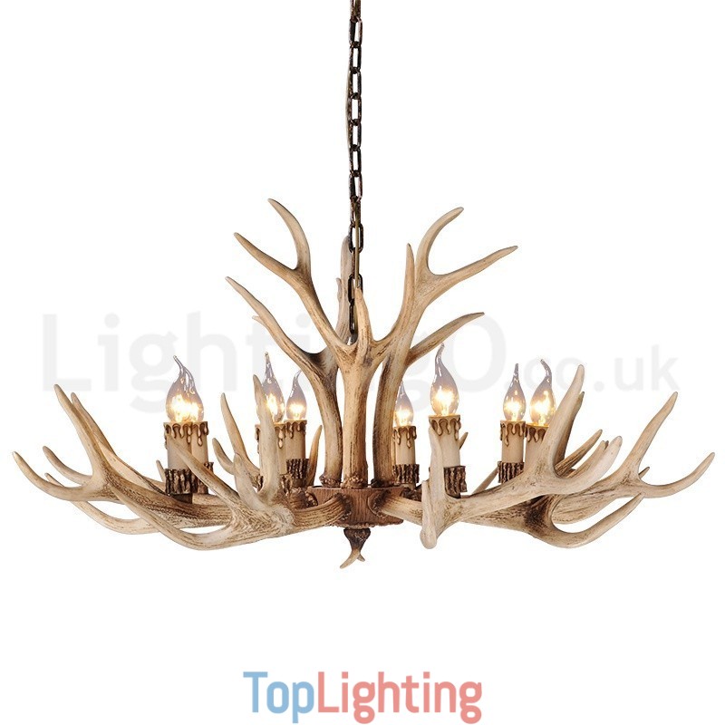 8 Light Country Rustic Nordic Modern Contemporary Chandelier