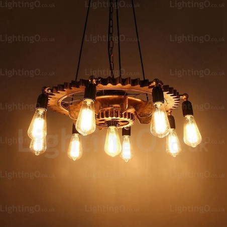 9 Light Vintage Retro Pendant Light 9 Light Vintage Retro Pendant Light