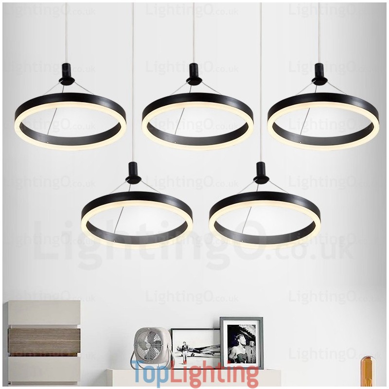 1 Light Modern Contemporary Pendant Light with Acrylic Shade