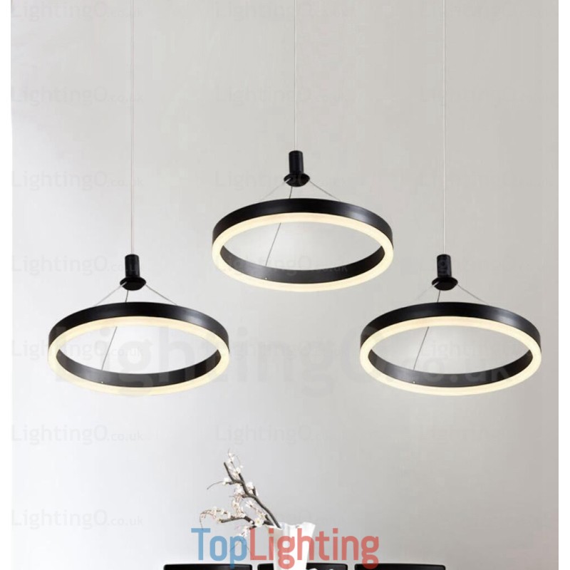 1 Light Modern Contemporary Pendant Light with Acrylic Shade