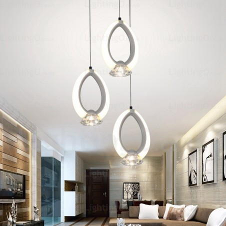 1 Light Modern Contemporary Pendant Light with Crystal Shade 1 Light Modern Contemporary Pendant Light with Crystal Shade