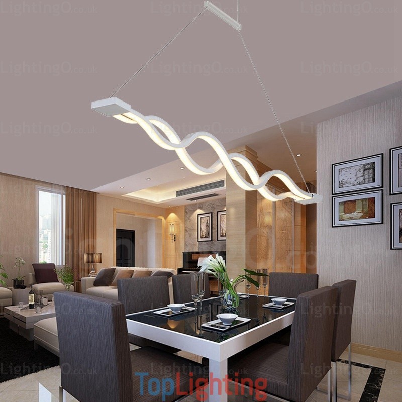 1 Light Modern Contemporary Pendant Light with Acrylic Shade