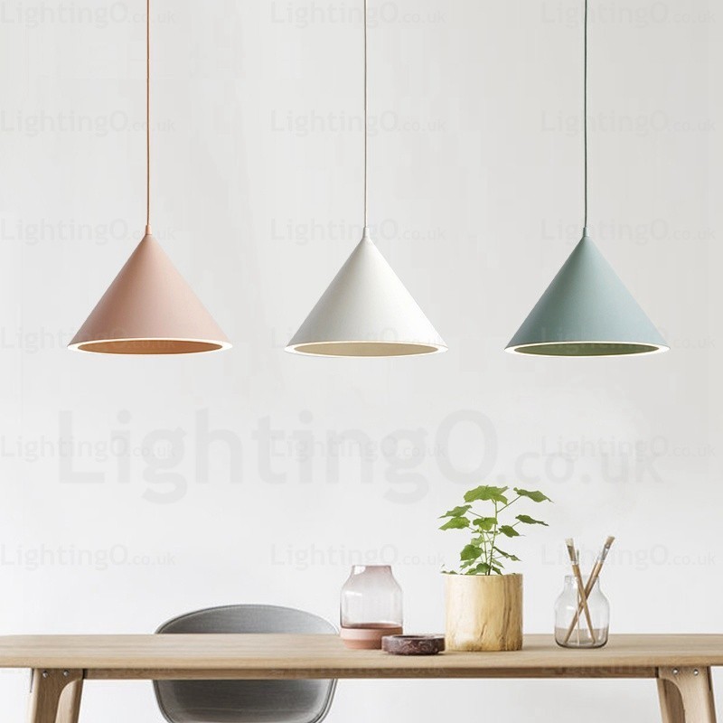 1 Light Modern Contemporary Nordic Pendant Light with Acrylic Shade