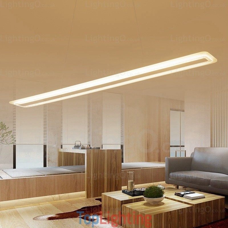 1 Light Modern Contemporary Pendant Light with Acrylic Shade
