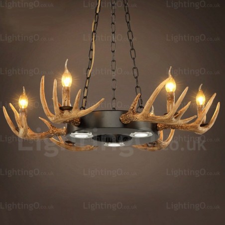 9 Light Vintage Retro Rustic Antler Chandelier Pendant Light 9 Light Vintage Retro Rustic Antler Chandelier Pendant Light